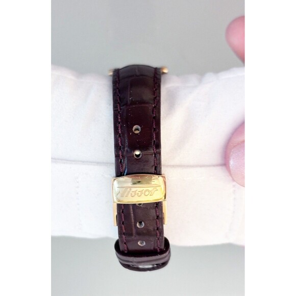 Women’s Tissot Every Time Croc Embossed Leather Watch 30mm - Picture 3 of 12